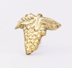 Golden Brass Modern Grape Shape Cabinet Knob