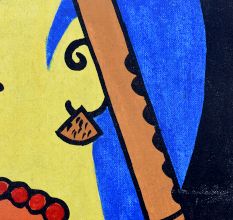 Harmony of Divine Faces Canvas on Board Painting