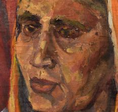Portrait of a Resilient Woman Acrylic Canvas Painting