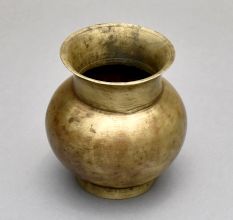 High-Quality Handcrafted Brass Holy Water Pot for Decoration
