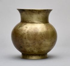 High-Quality Handcrafted Brass Holy Water Pot for Decoration