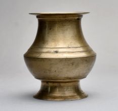 Indian Handcrafted Holy Water Pot Made of Brass for Rituals