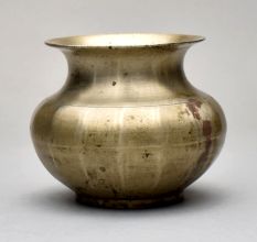 Sturdy Handmade Brass Holy Water Pot Lota for Hindu Rituals