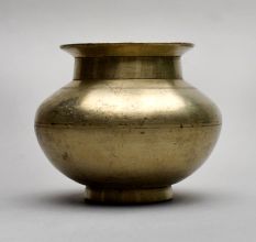 South Indian Look Brass Holy Water Pot for Hindu Rituals