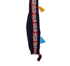 Jaipuri Handmade Embroidered Sling Bag Colorful Ethnic Cotton Crossbody Bag for Women