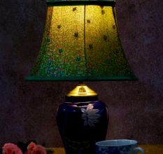 Brocade Bell Lampshade