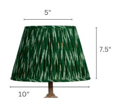 Green Ikat Empire Lampshade