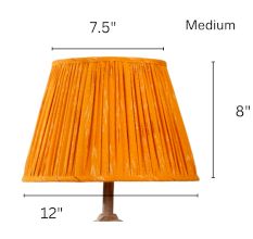 Orange Ikat Empire Lampshade