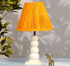 Orange Ikat Empire Lampshade