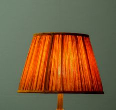 Orange Ikat Empire Lampshade