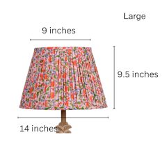 Multicolour Block Print Empire Lampshade