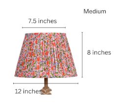 Multicolour Block Print Empire Lampshade