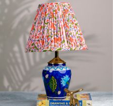 Multicolour Block Print Empire Lampshade