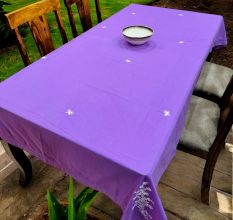 Anthophile Rectangular Table Cloth - Lavender