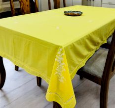 Anthophile Rectangular Table Cloth - Yellow