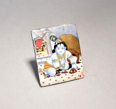 A Painting Of Cute Laddu Gopal ( Kanha Ji)