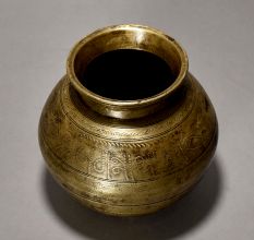 Pure Brass Holy Water Pot In Odisha Style