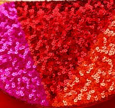 Radiance Spectrum Sequin Sling Bag with Gold Chain Strap