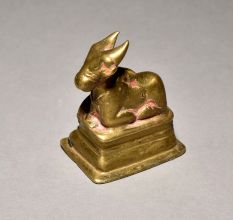 Nandi (Bull) Of Lord Shiva Vahan Of Brass