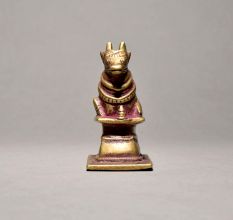 Lord Shiva Brass Nandi Bull In Sitting Pose For Decor
