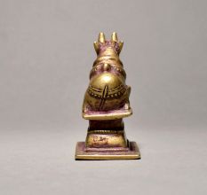 Lord Shiva Brass Nandi Bull In Sitting Pose For Decor