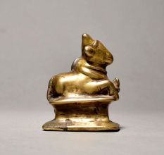 Brass Lord Shiva Vahan Nandi Bull for Prayer Room