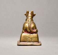 Sitting Bull (nandi) In Pure Brass Material