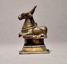 Nandi as Vahan Of Lord Shiv In Sitting Pose