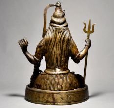 Sitting Lord Shiva On Yoni Stand In Himalayan Art