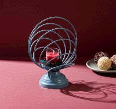 Aqua Orb Candle Cradle