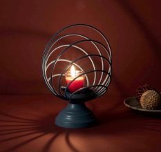 Aqua Orb Candle Cradle