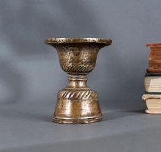 Antique Vintage Brass Flower Pot for Home and Temple Use