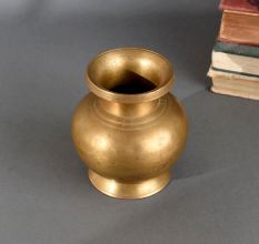 Beautiful Brass Holy Water Pot Handcrafted Indian Lota for Rituals
