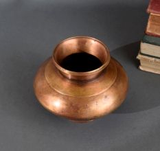 Antique Finish Brass Holy Water Pot Handcrafted Indian Lota