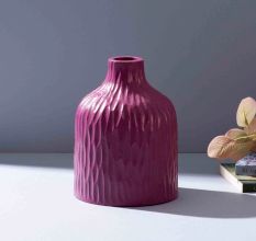 Carved Heather Relic Vase