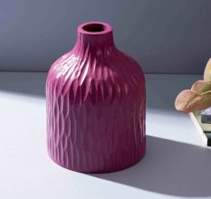 Carved Heather Relic Vase