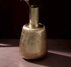 Golden Bell Artisan Vase