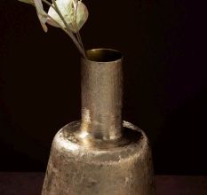 Golden Bell Artisan Vase