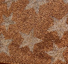 Celestial Spark Beaded Evening Clutch with Chain Strap