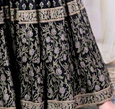 Black blouse with Sharara Set
