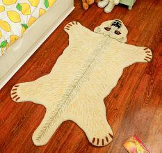 Rug Hand Tufted Woolen Bear Rug For Kids Room