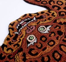 Rug Hand Tufted Woolen Luxurious Leopard Rug For Kids Room