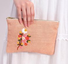 Peach Meadow Delight Pouch