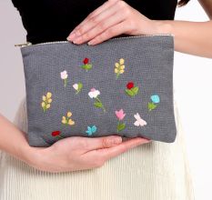 Springtime Fabric Pouch