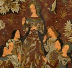 Beautiful Painting With Wooden Frame In Islamic Art
