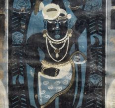 Painting Of Lord Krishna Ji With Beautiful Art Work