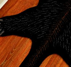 Rug Hand Tufted Woolen Bear Rug For Home Decoration