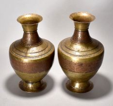 Vintage Holy Water Pot With Fine Work