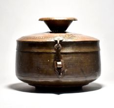Vintage Jewelry Box Use For Silver In Brass Material