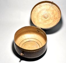 Vintage Jewelry Box Use For Silver In Brass Material